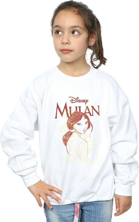 Immagine prodotto Disney Mulan Dragon Sketch Felpa Ragazze (152, 158)