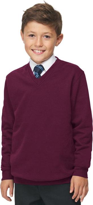 Produktbild Awdis Academy Junior Schul Sweatshirt mit VAusschnitt (2 StückPackung) (128)