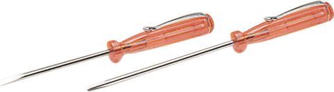 Produktbild Wiha Kleinschraubendreher Schlitz transparent-rot, mit Ansteckclip (01539) 3,0 mm x 80 mm