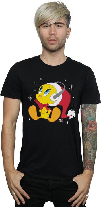 Immagine prodotto Looney Tunes Christmas Tweety Maglietta Uomo (XXL)