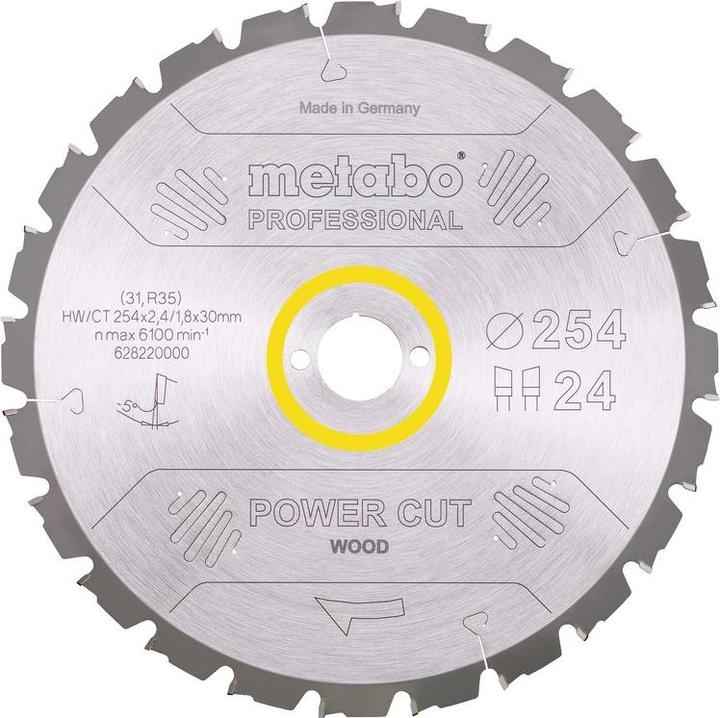 Immagine prodotto Metabo Lama circolare HM Ø 254 x 30 m