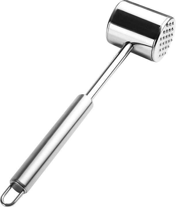 Ibili Fleischklopfer Edelstahl Intense 27 cm Für zartes und saftiges Fleisch
