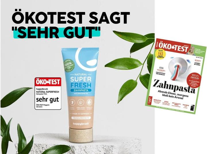 Immagine prodotto happybrush Dentifricio SuperFresh 75 ml (75 ml)