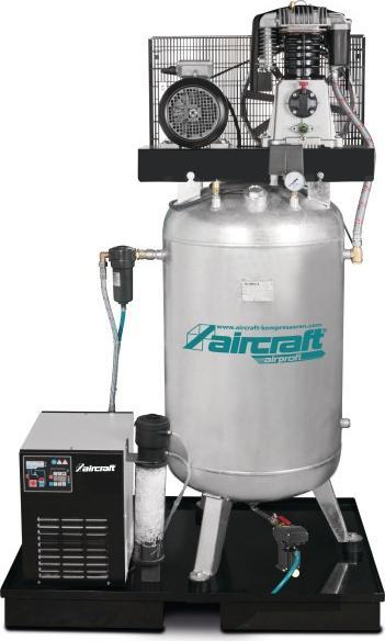 Immagine prodotto Stürmer - Stationärer Kolben-Kompressor AIRPROFI 703/270/10 VKK - mit Kältetrockner, Feinfilter, Ko (10 bar, 270 l)