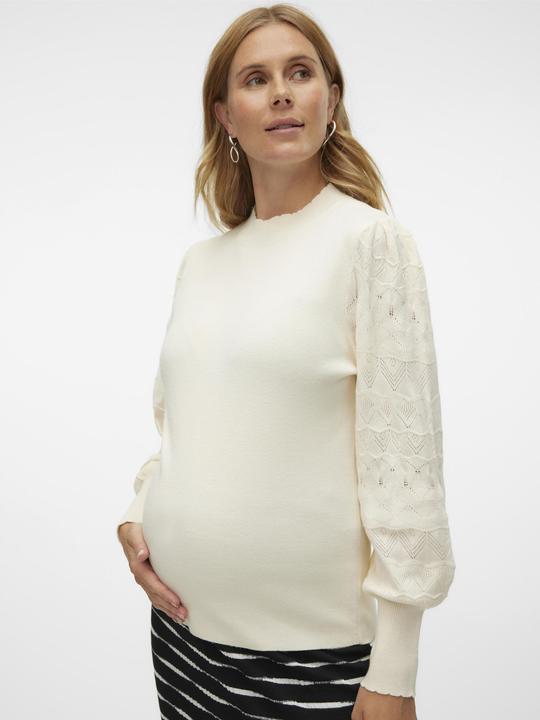 Actual product image Vero Moda Maternity Regular fit High neck Balloon sleeves Pullover Knitted top (L)