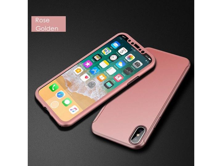 Immagine prodotto Floveme Custodia in vetro antiproiettile a 360 gradi per iPhone XS, protezione a 360 gradi (1 Pezzo/i, Apple iPhone XS)