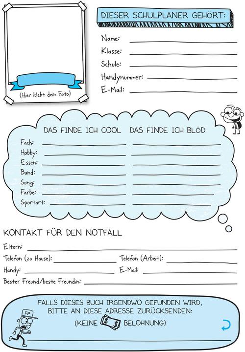 Actual product image Greg's diary - My school planner 2024/2025 (German)