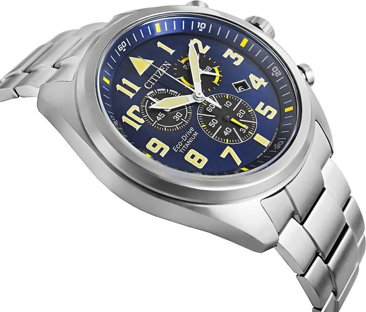 Produktbild Citizen AT2480-81L Eco-Drive Super-Titanium Chronograph 43mm (Chronograph, 43 mm)