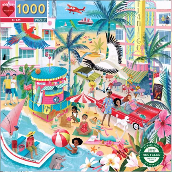 Produktbild Eeboo Puzzle 1000 pcs - Miami - (EPZTMIA) (1000 Teile)