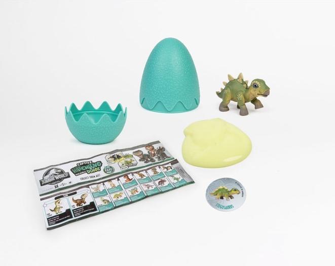 Produktbild Magni Jurassic World Hatchlings Edition Eier mit baubarem Baby-Dinosaurier