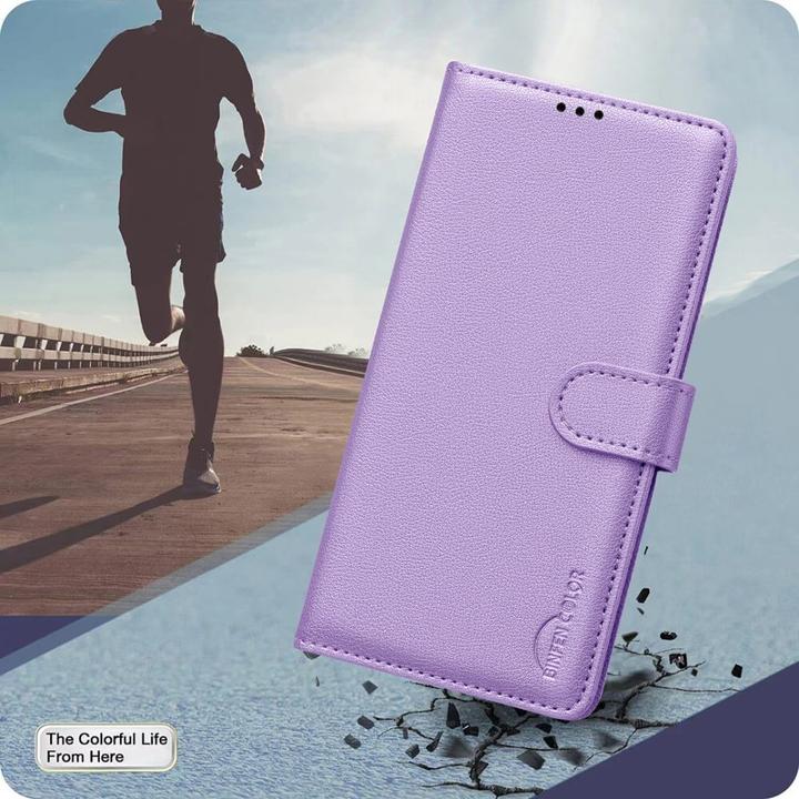 Produktbild Binfen Color Galaxy S25 Ultra - BINFEN Leder Etui Hülle mit RFID Blocker (Samsung Galaxy S25 Ultra)