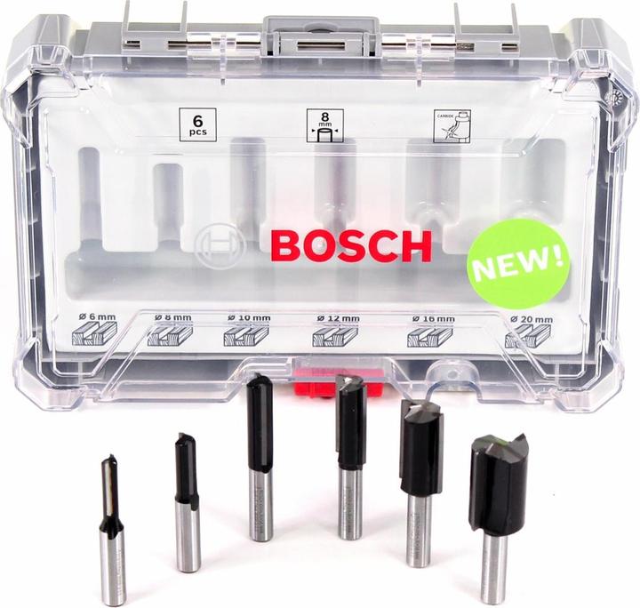 Productafbeelding Bosch Professional Zubehör Groeffrezenset 8 mm schacht