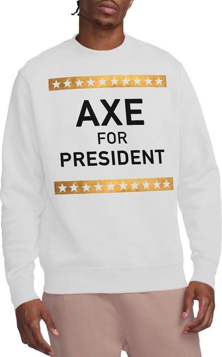 Actual product image Billions Unisex Adult Axe For President Sweatshirt (M)