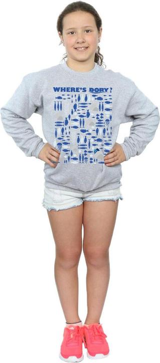 Actual product image Disney Girls Finding Dory Where's Dory? Sweatshirt (116)
