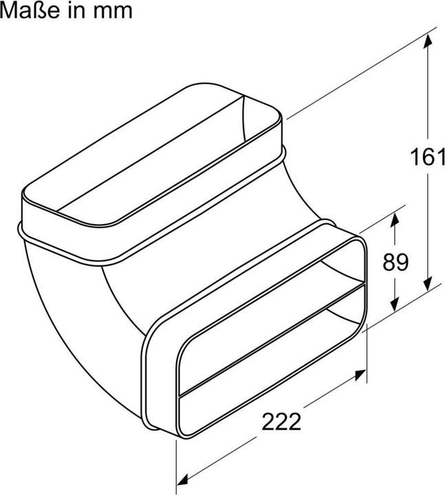 Produktbild Neff Z861SB2 Flachkanal 90 ° vertikal L