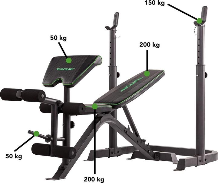 Actual product image Tunturi Hantelbank WB50