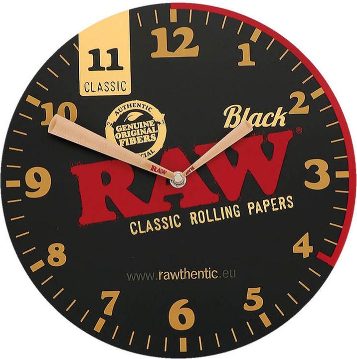 Produktbild RAW Black Wall Clock 30cm (30 cm)