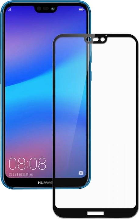 Actual product image Screenguard Huawei P20 Lite Full Screen Protective Glass Film 2.5D 9H (1 Piece, Huawei P20 Lite)