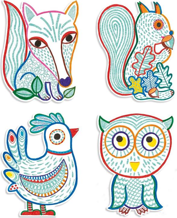 Image du produit Djeco Coloriage - Animaux de la forêt