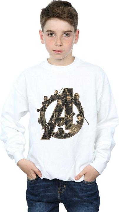 Immagine prodotto Avengers Infinity War Logo Felpa Ragazzi (128)