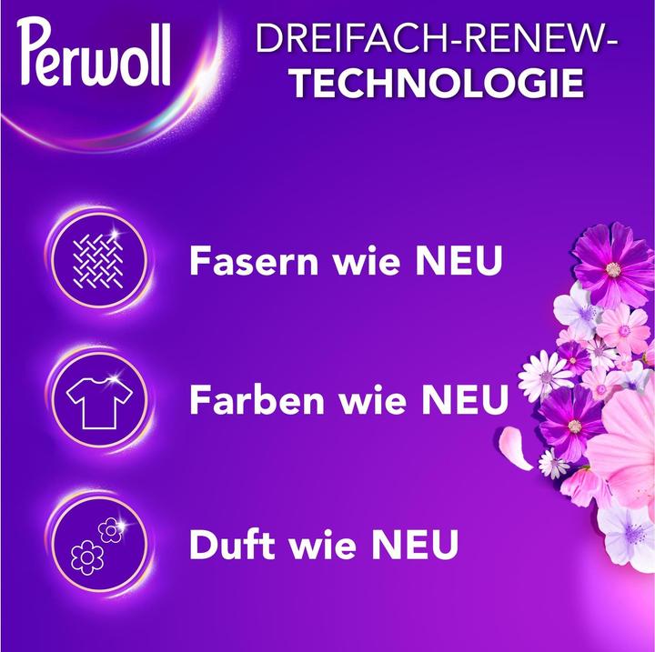 Produktbild Perwoll Renew Flüssig Color Blütenrausch (52 Waschgänge, Gel)