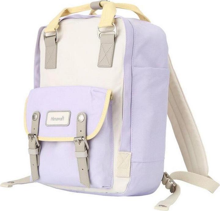 Himawari 194L Sac à dos pour ordinateur portable 14" (violet et sable) (16 l)
