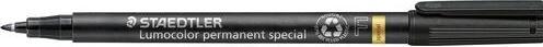 Actual product image Staedtler Lumocolor special F foil pen (Black, 0.40 mm, 10 x)