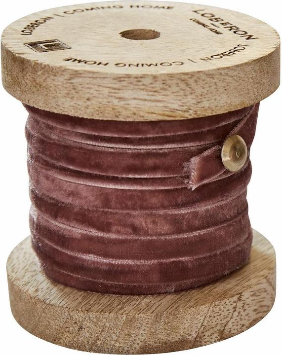 Image du produit Loberon Ruban de velours Olessa rose (Ruban, 1 x)