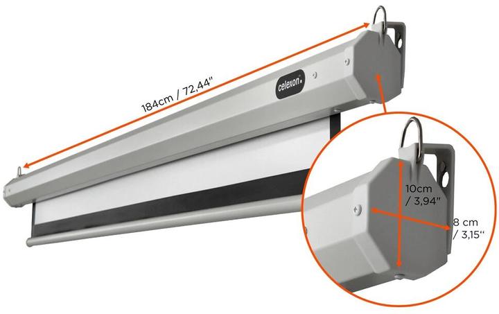 Produktbild Celexon Motor Economy, Leinwand, 1:1 (87.40", 1:1)