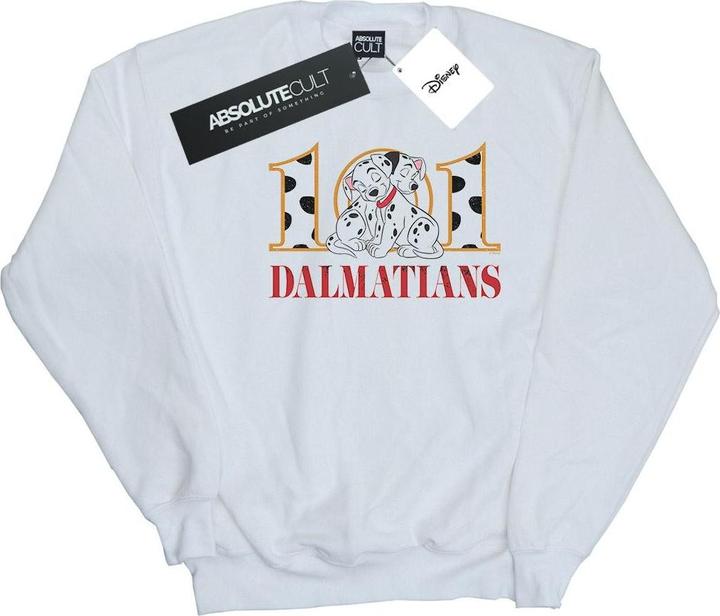 Actual product image Disney Mens 101 Dalmatians Puppy Hug Sweatshirt (S)