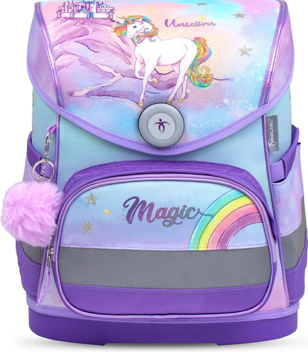 Image du produit Belmil COMPACT Schulrucksack-Set Rainbow Unicorn Magic (19 l)
