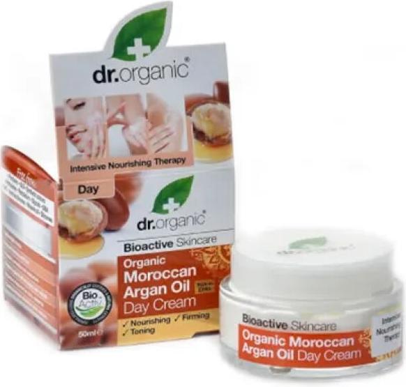 Produktbild Dr. Organic Dr Organic Moroccan Argan Oil Day Cream 50ml (Körpercreme, 50 ml)