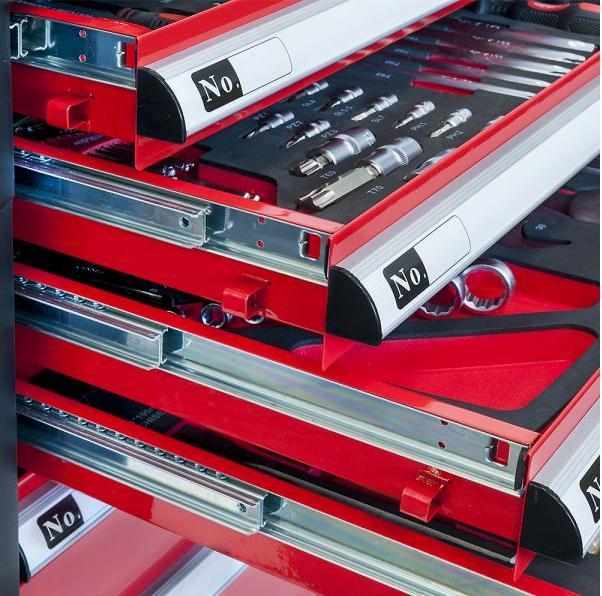 Immagine prodotto Airpress gereedschapswagen gevuld 217-delig (217 x)