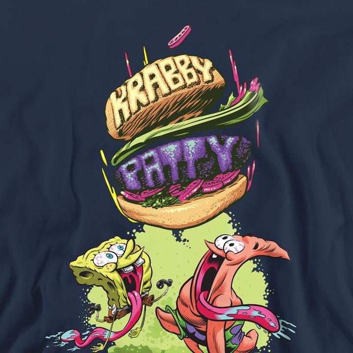 Immagine prodotto Spongebob Squarepants Krabby Patty From The Sky Felpa Adulto Unisex (XXL)