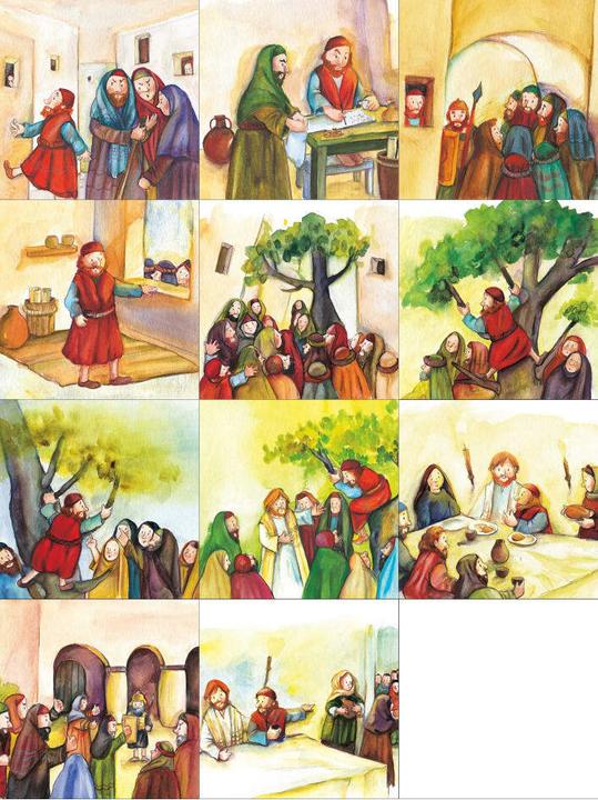 Produktbild Arbeitsmaterial Grundschule. Stationenlernen Religion: Zachäus auf dem Baum (Deutsch, Britta Vaorin, Petra Lefin, 2020)
