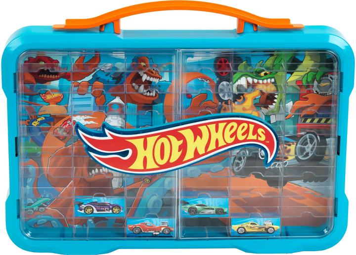 Immagine prodotto Theo Klein HW - Vetrina da collezione per 54 macchinine con logo Hot Wheels illuminato