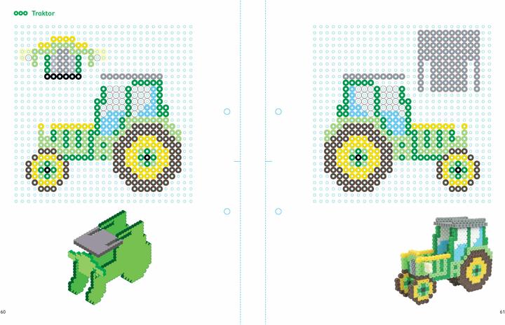 Actual product image My colourful template book of iron-on beads 3D motifs
