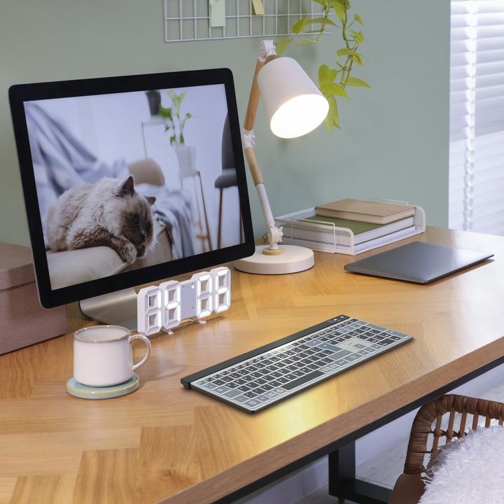 Actual product image Hama WK-750 Keyboard wireless grey (DE, Wireless)