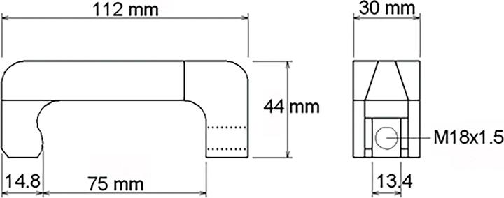Produktbild BGS Injektor-Ausziehklaue 13 mm