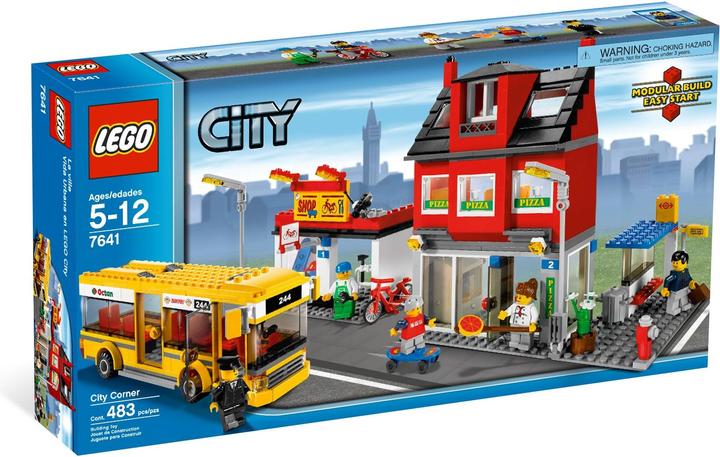 Actual product image LEGO Stadtviertel mit Bus (7641, LEGO City)