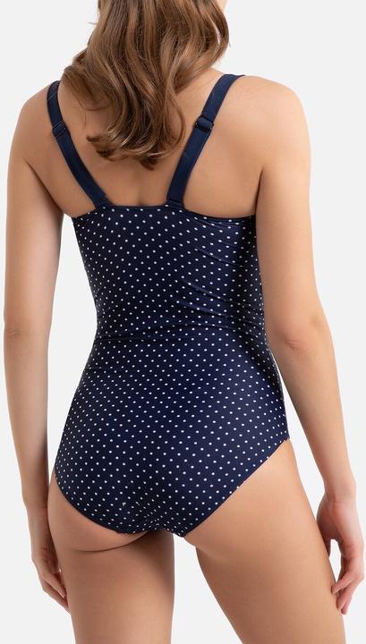 Image du produit Anne Weyburn Maillot de bain à pois effet ventre plat (40)