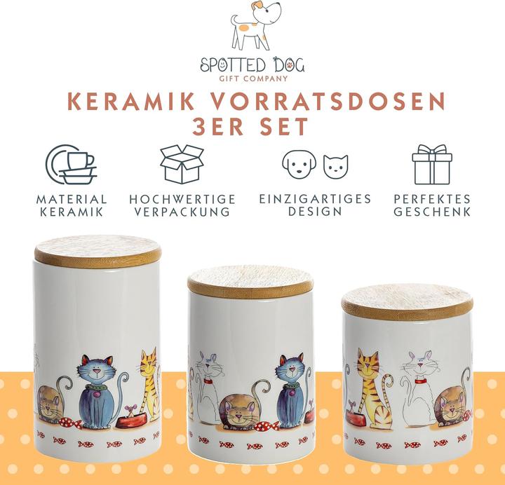 Produktbild Spotted Dog Vorratsdosen 3er Set