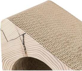 Actual product image Trixie 2-piece scratching ramp (21 cm, Turquoise)