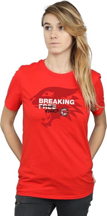 Actual product image Disney Womens/Ladies High School Musical The Musical Breaking Rules Cotton Boyfriend T-Shirt (M)