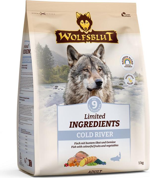 Image du produit Wolfsblut Limited Ingredients Adult Cold River pour chiens 1 kg (Adulte, 1 pcs, 1000 g)