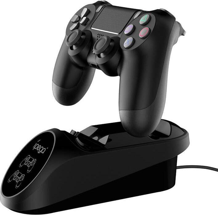 Actual product image iPega PG-9180 Dual Docking Station for PS4 Gaming Controller (black) (PS4)