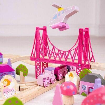 Actual product image Bigjigs Wooden rail station