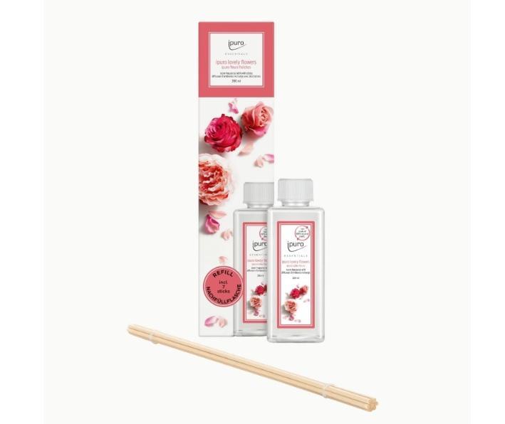 Actual product image Ipuro Fragrance Sticks Refill Lovely Flowers with Sticks 200 ml (200 ml)