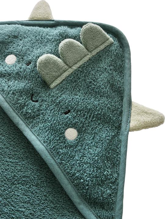 Actual product image Vertbaudet Baby hooded bath towel & wash mitt DRAGON