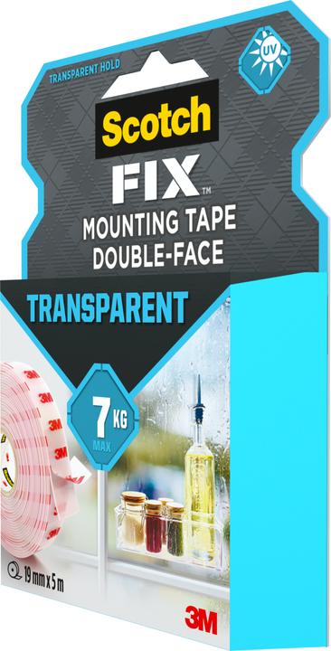 Produktbild Scotch Scotch-Fix Transparentes Montageband (19 mm)